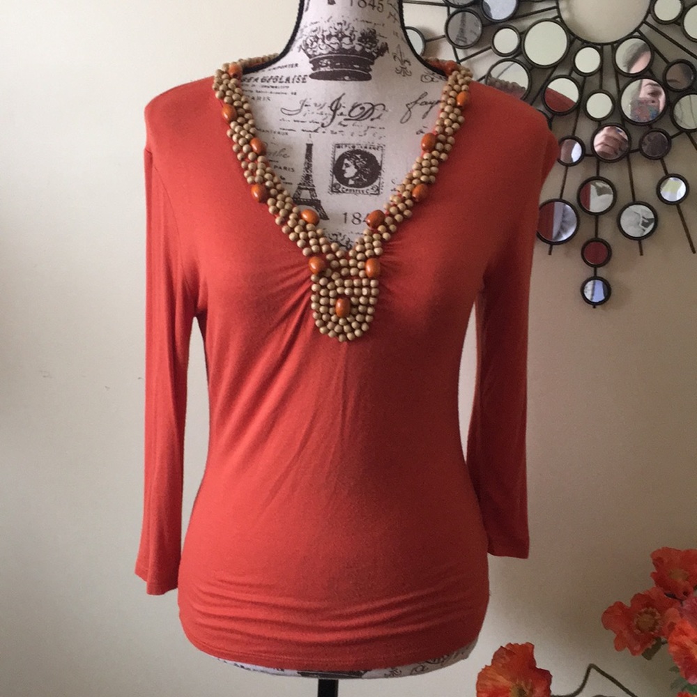 Orange top